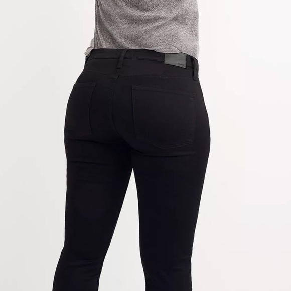 Madewell Petite 8" Skinny Jeans Carbondale Wash black J9158 P23 23 - Picture 2 of 5
